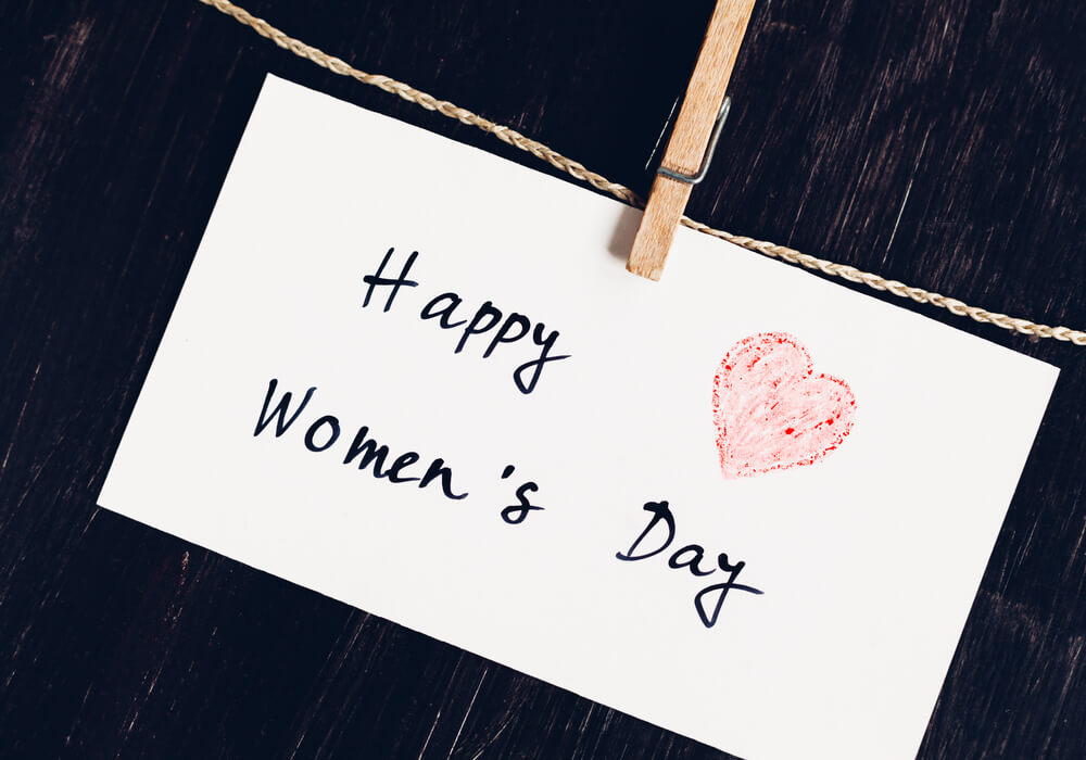 Happy Women's Day note 